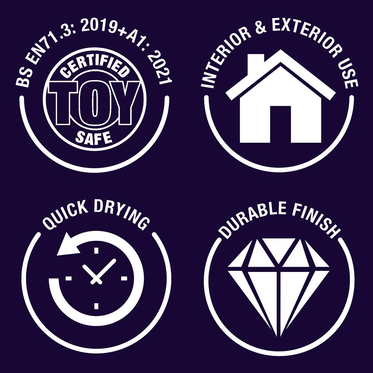 Rust-Oleum Metallic Multi-Surface Toysafe Paint Gold 250ml