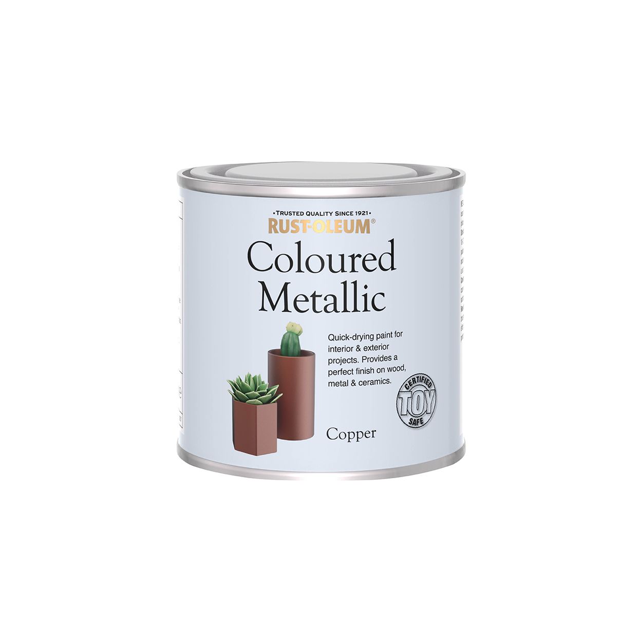 Rust-Oleum Metallic Multi-Surface Toysafe Paint Copper 250ml