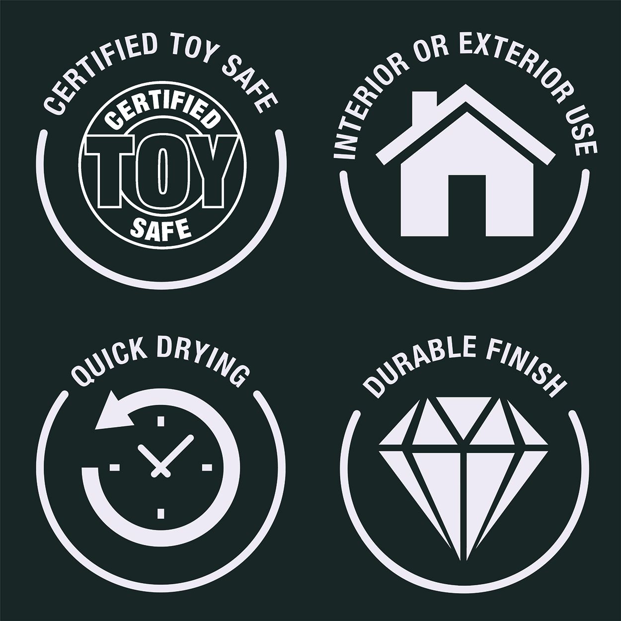 Rust-Oleum Painters Touch Multi-Surface Toysafe Paint Black Satin 250ml