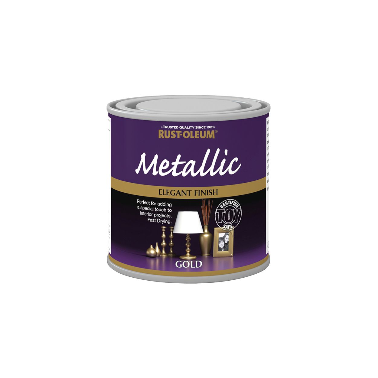 Rust-Oleum Metallic Multi-Surface Toysafe Paint Gold 250ml