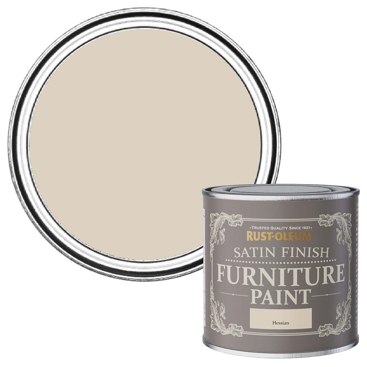 Rust-Oleum Satin Furniture Paint Hessian 125ml