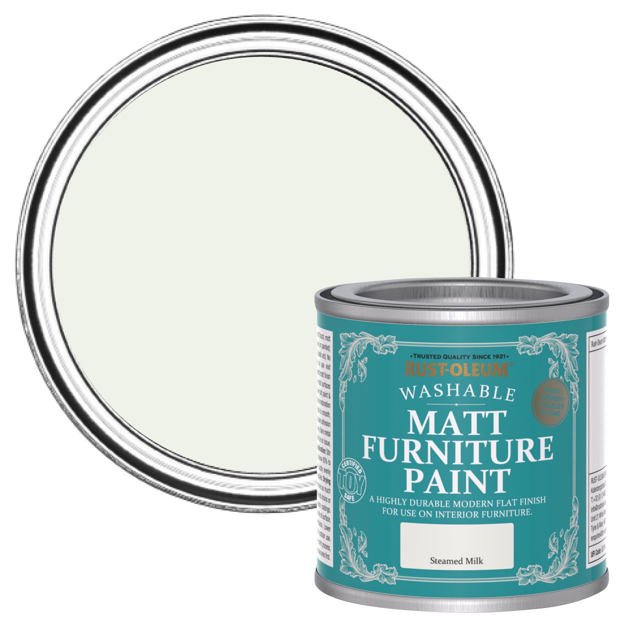 Rust-Oleum Matt Furniture Paint Steamed Milk 125ml