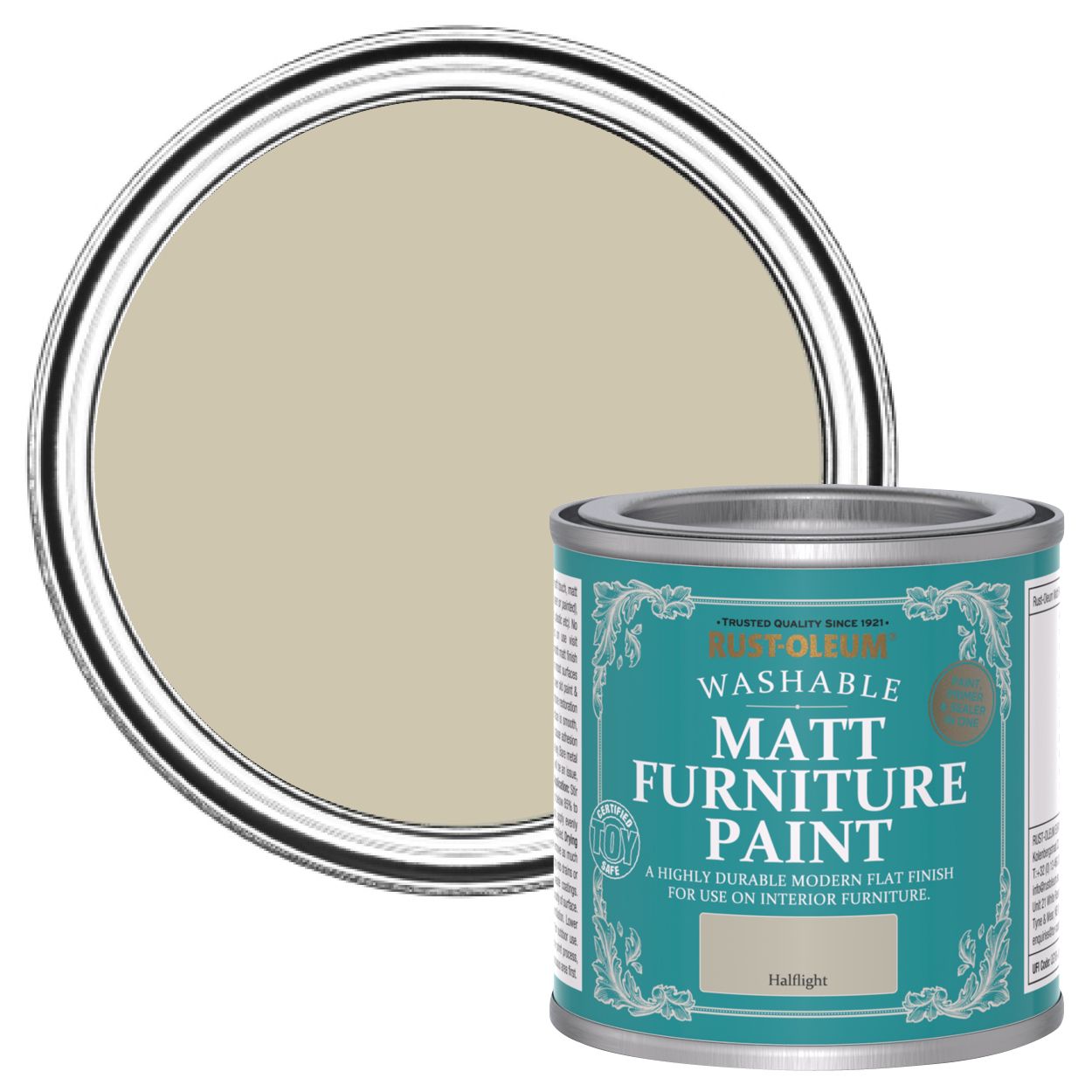 Rust-Oleum Matt Furniture Paint Halflight 125ml