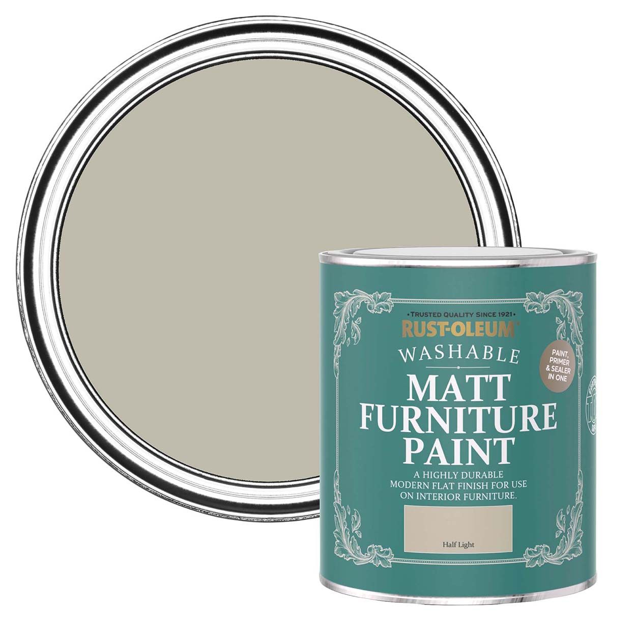 Rust-Oleum Matt Furniture Paint Halflight 750ml