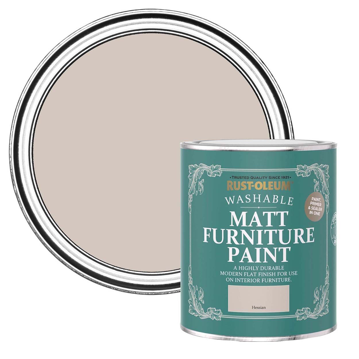 Rust-Oleum Matt Furniture Paint Hessian 750ml