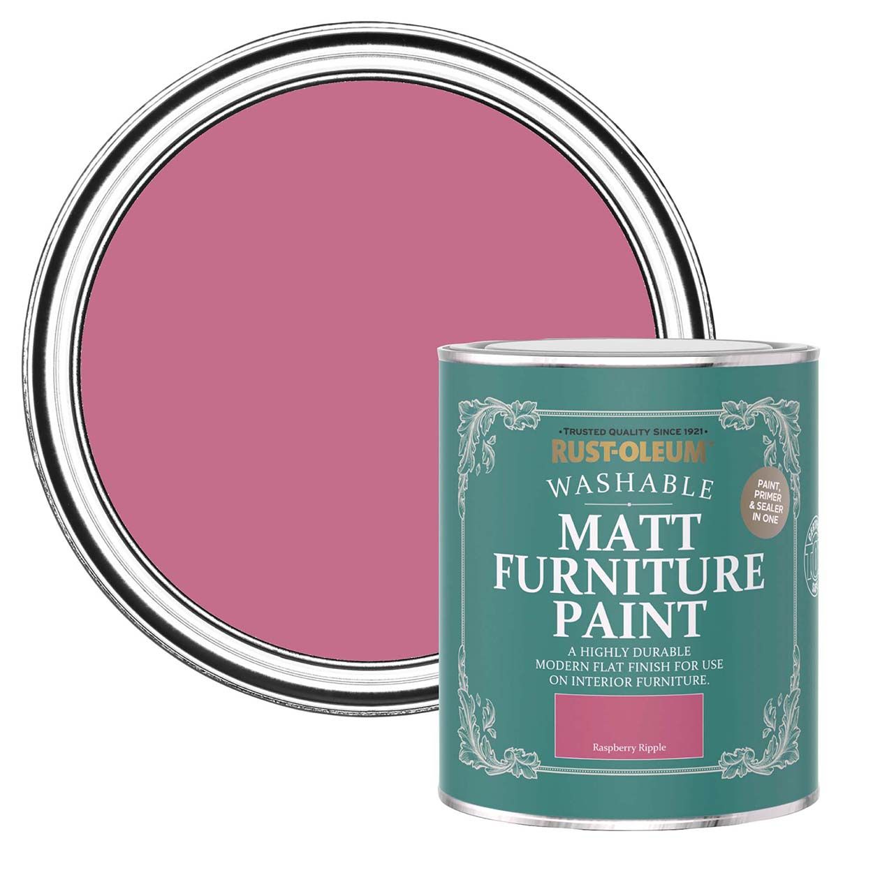 Rust-Oleum Matt Furniture Paint Raspberry Ripple 750ml