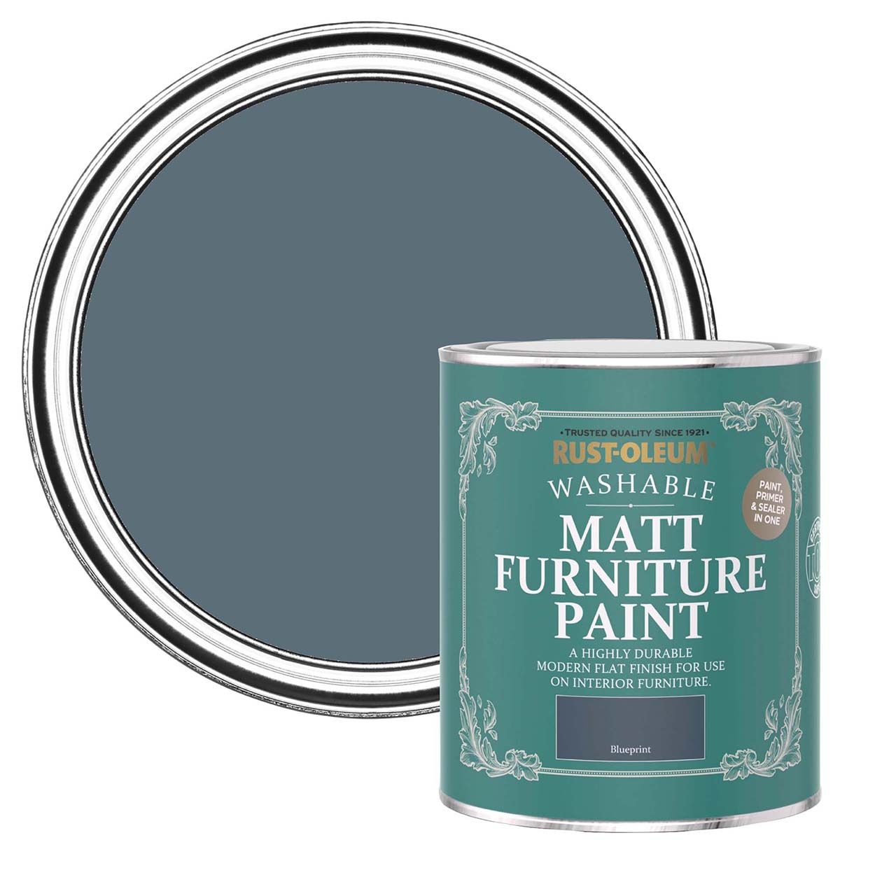 Rust-Oleum Matt Furniture Paint Blueprint 750ml