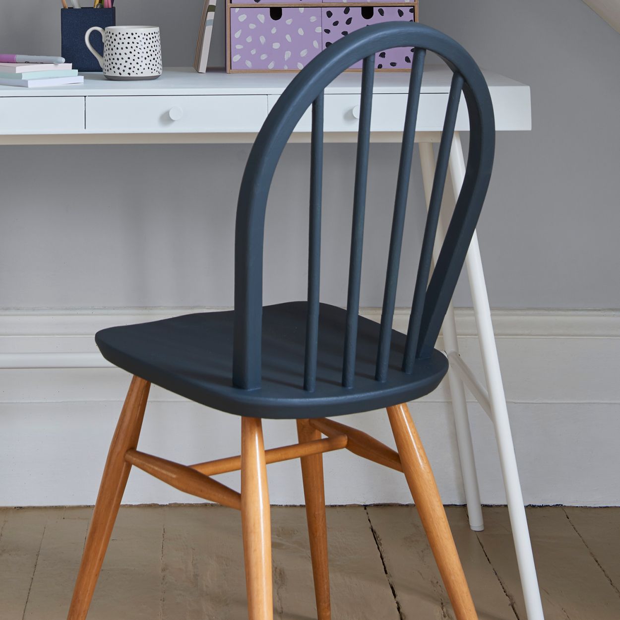 Rust-Oleum Matt Furniture Paint Black Sand 750ml