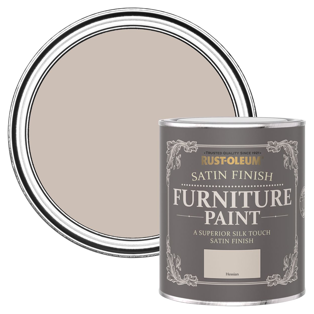 Rust-Oleum Satin Furniture Paint Hessian 750ml