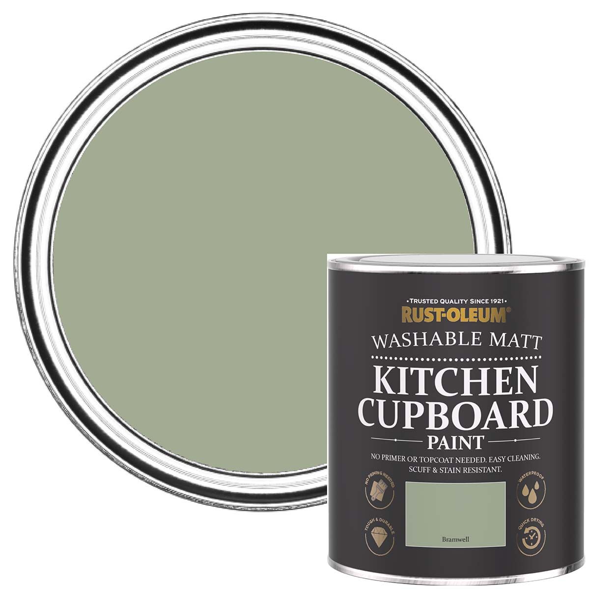 Rust-Oleum Kitchen Cupboard Paint Matt Bramwell 750ml