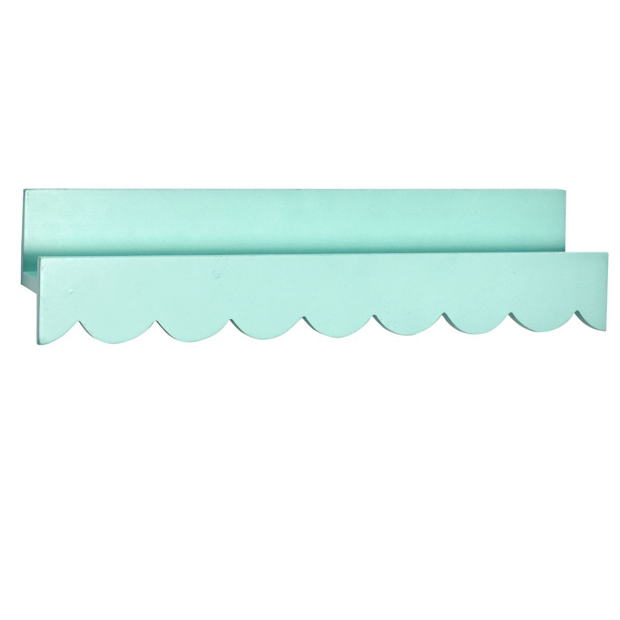 Blue Scallop Wall Shelf