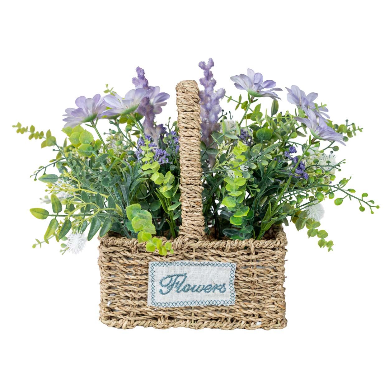 Flower With Basket Purple