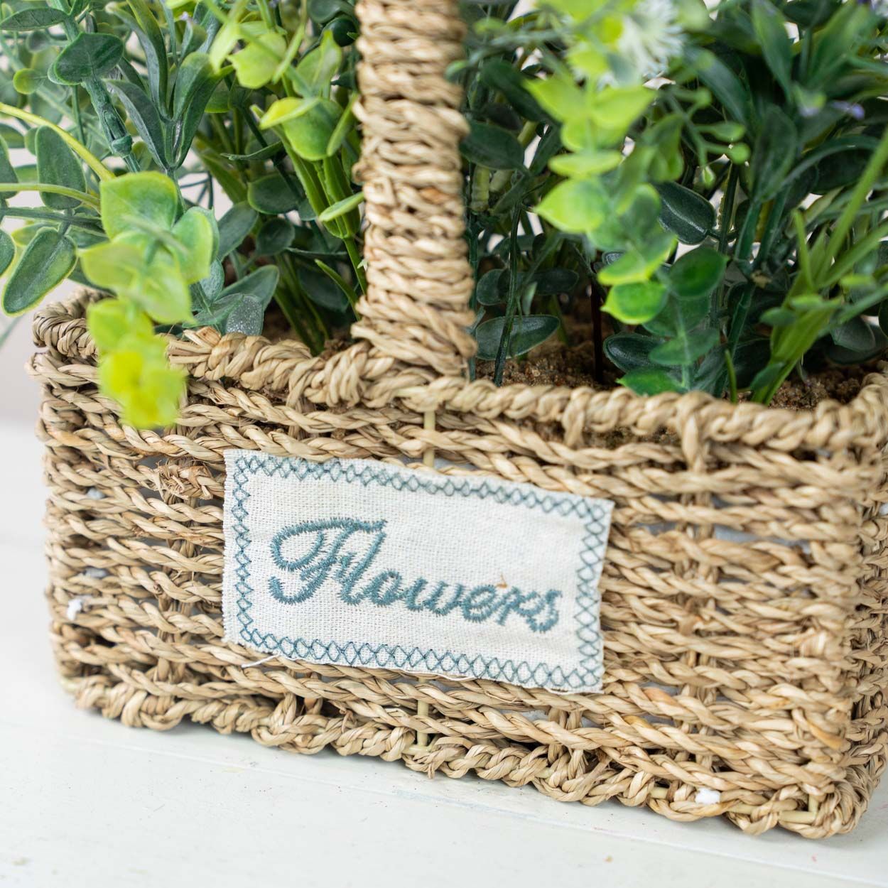 Flower With Basket Purple