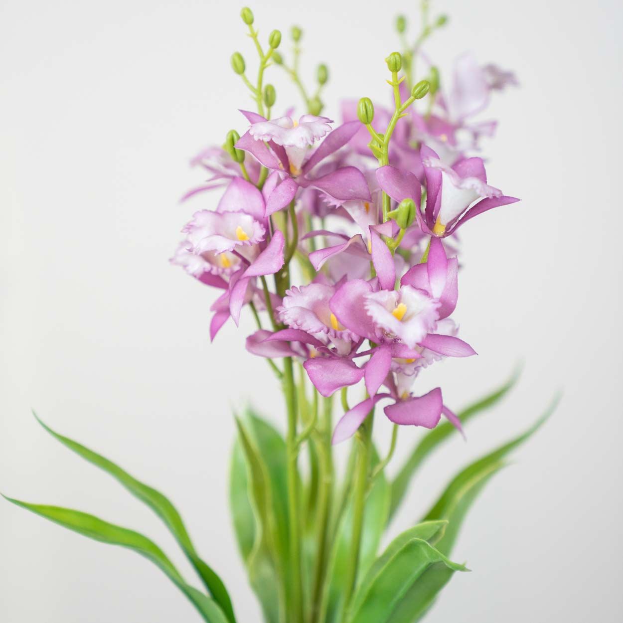 Artificial Orchid Potted 42Cm Pink