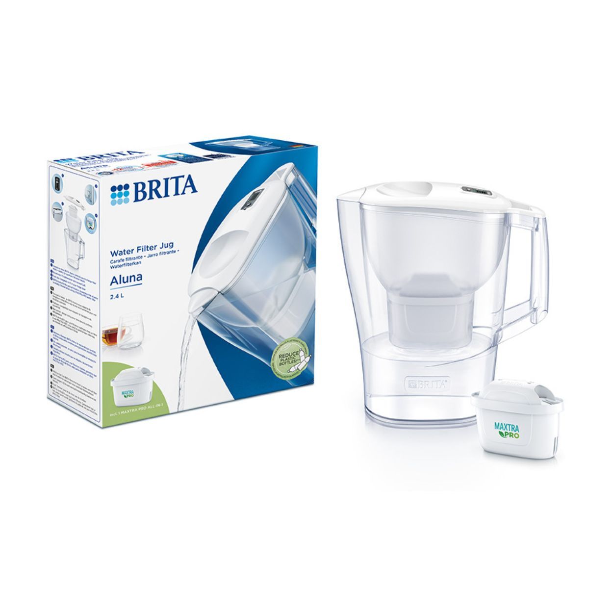 Brita Aluna Maxtra Pro 2.4L White Jug