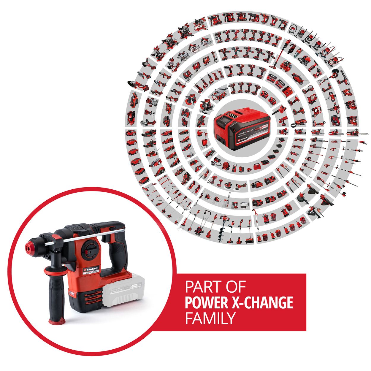Einhell 18v TE-CD 18/44 Li-i (1x2,5Ah) Cordless Impact Drill Kit