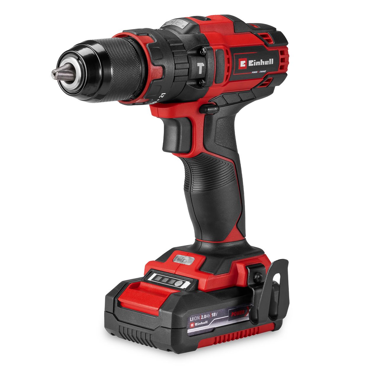 Einhell 18V Combi Driver Kit with 1x2Ah Battery, Charger & Accessories