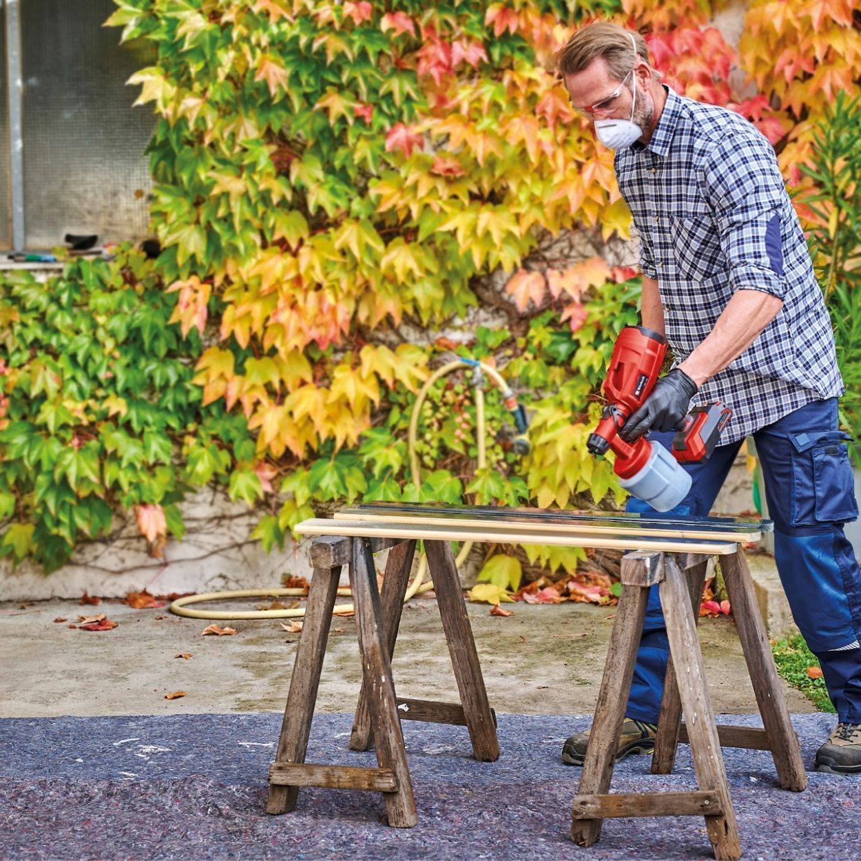 Einhell PXC 18V Spray Gun, 650mL/min Body Only  