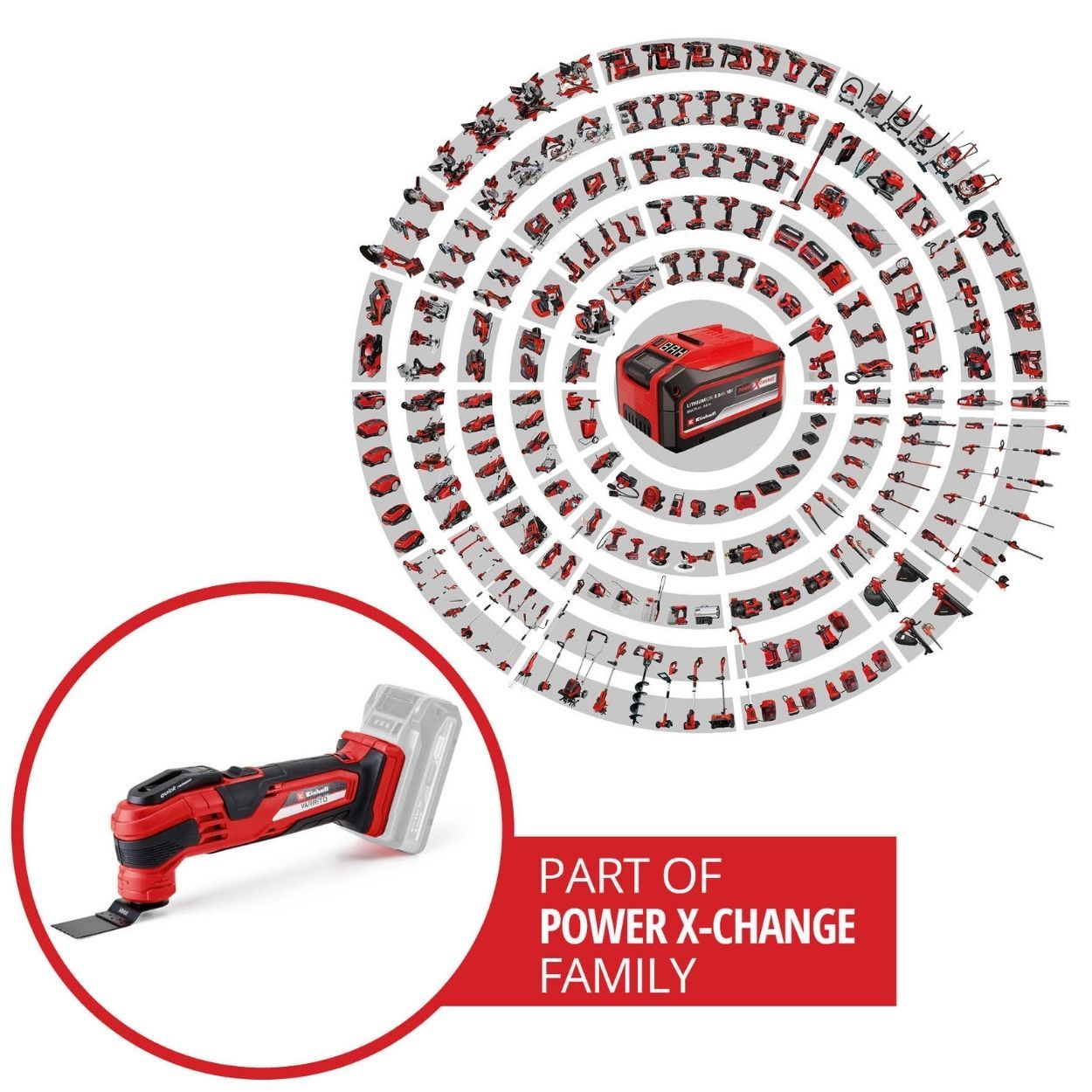 Einhell PXC 18V Multi Tool, Body Only   