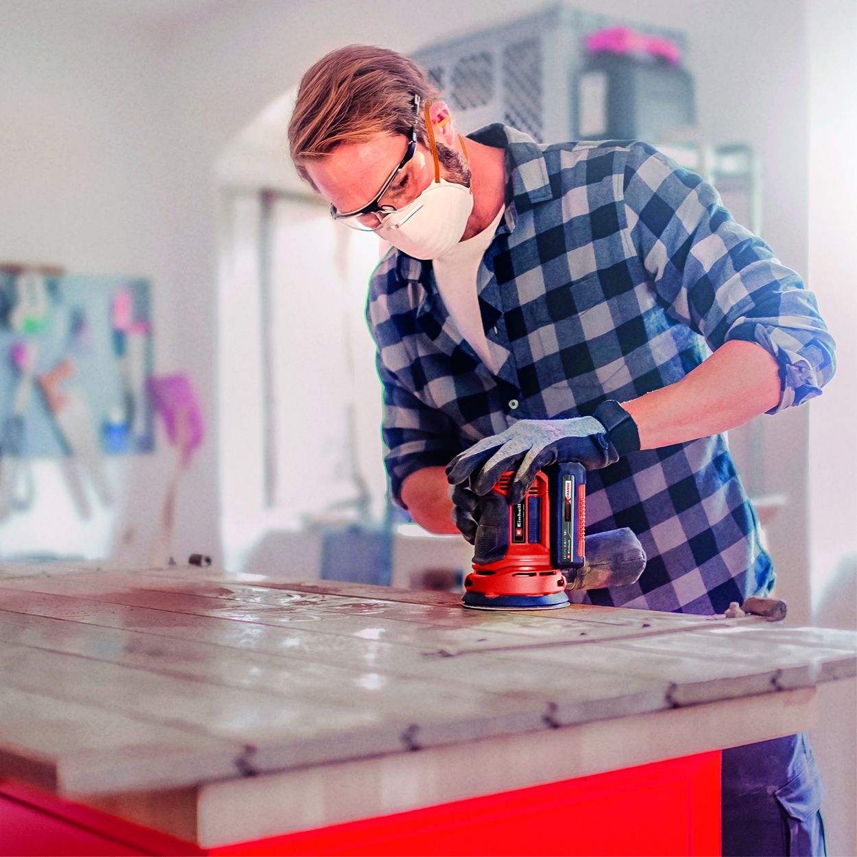 Einhell PXC 18V 125mm Rotating Sander, Body Only   