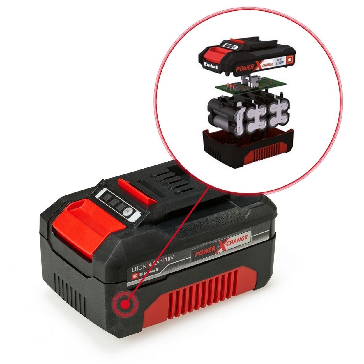 Einhell 18V Battery Twinpack 2x4.0Ah