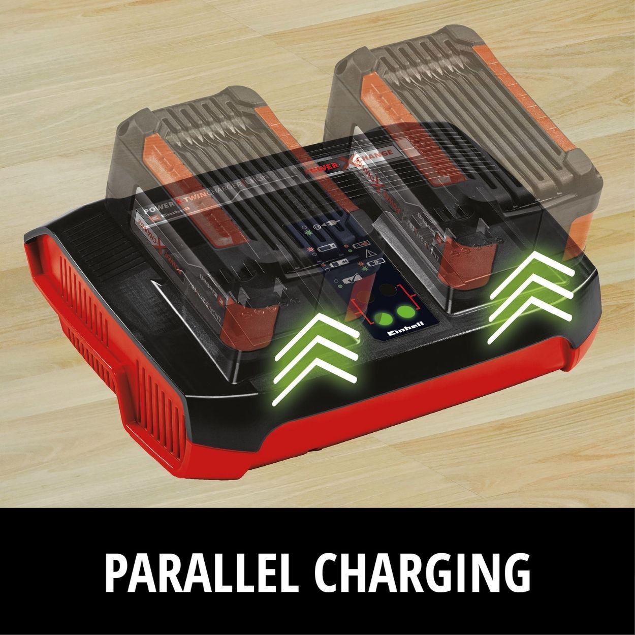 Einhell PXC Twin Charger 2 x 4.0Ah Kit 