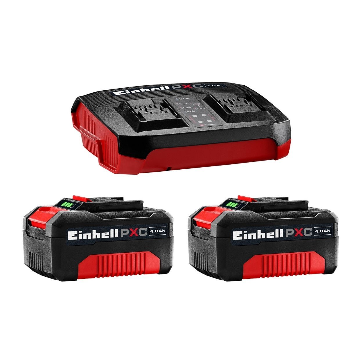 Einhell PXC Twin Charger 2 x 4.0Ah Kit 