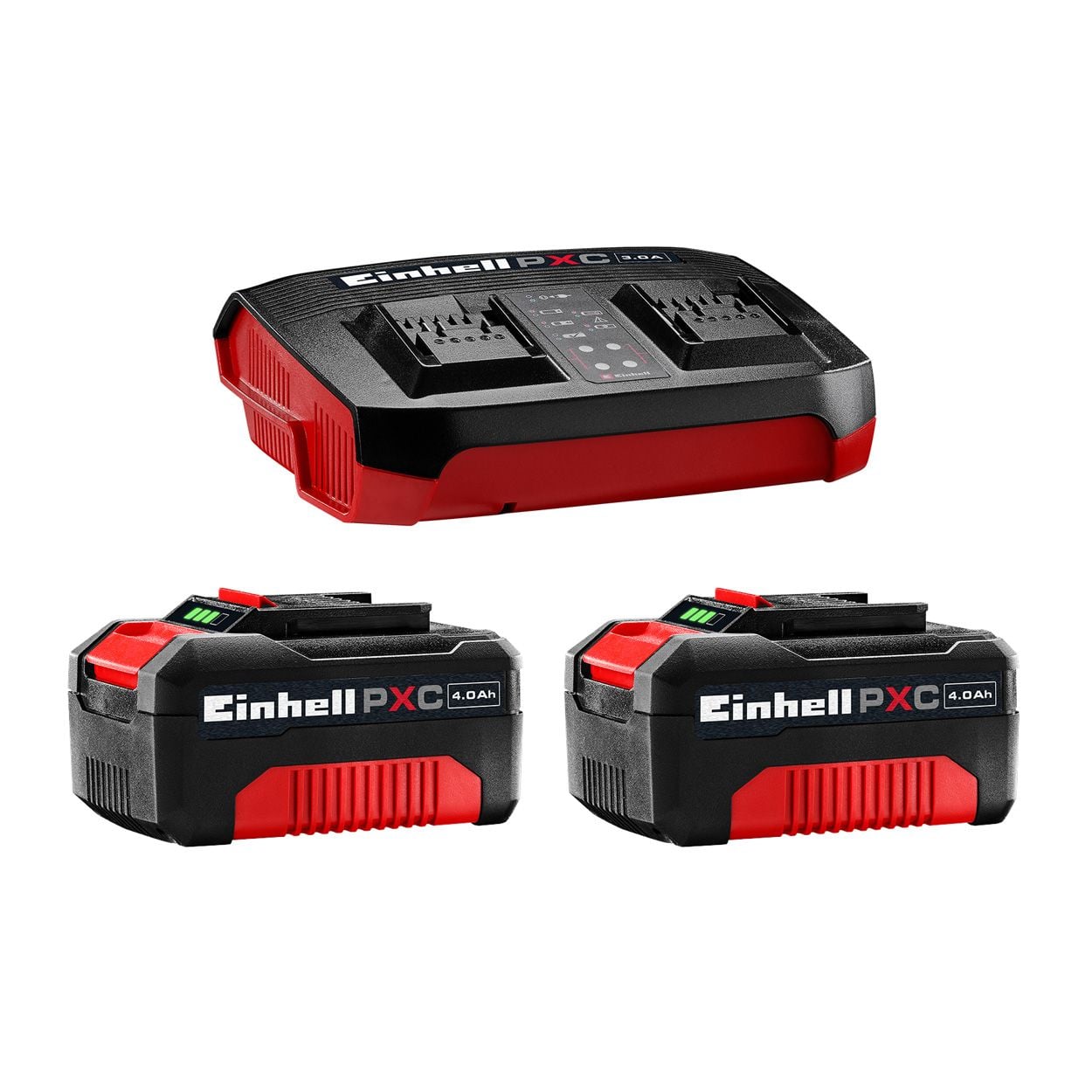 Einhell PXC Twin Charger 2 x 4.0Ah Kit 