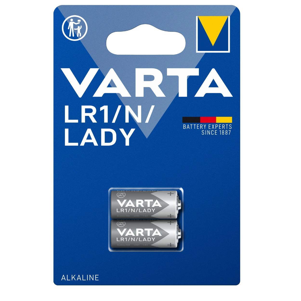 Varta Alkaline Special Battery LR1 N Lady Pack of 2