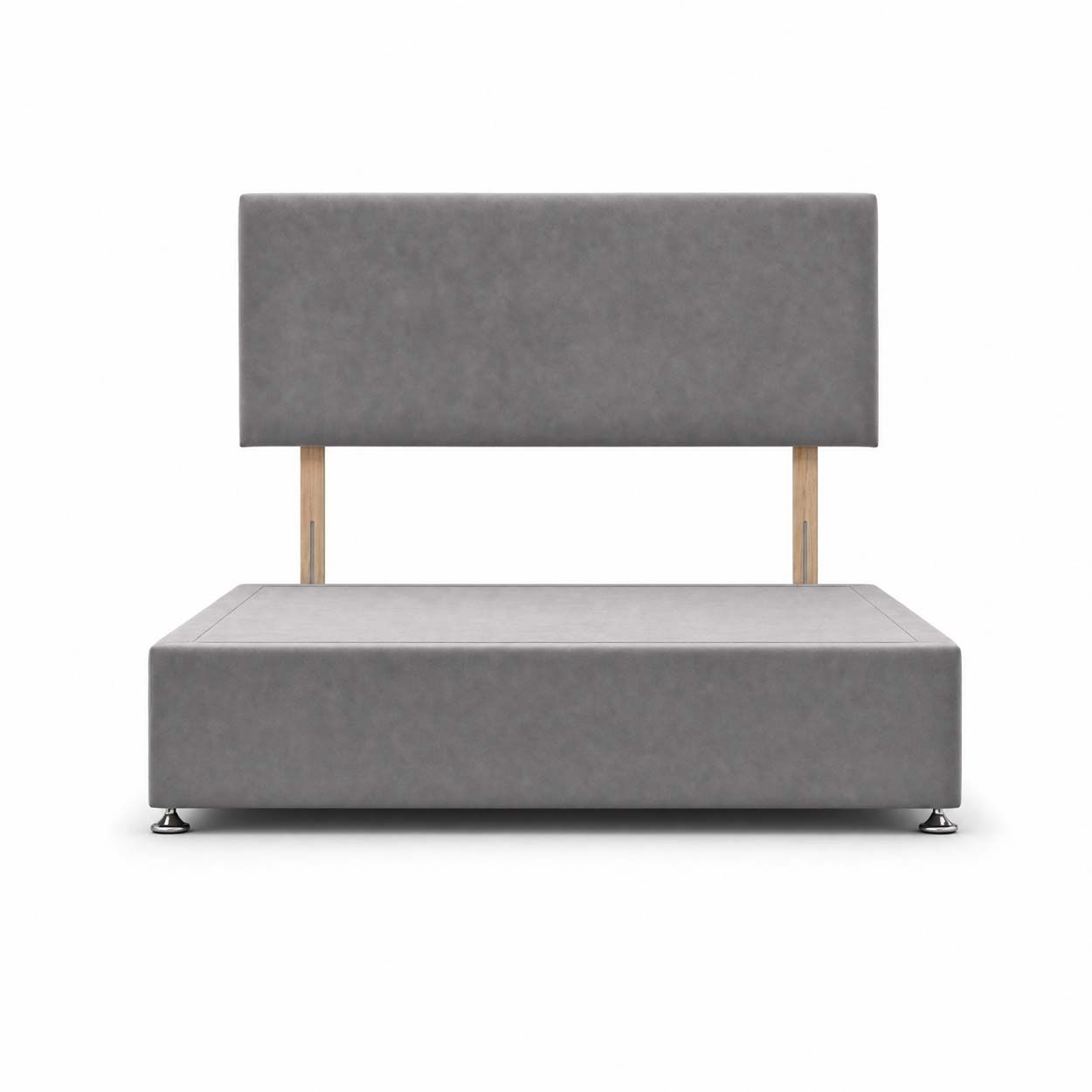 Single (3ft) DFI Beds Ashgrove Divan Bed and Headboard Grey