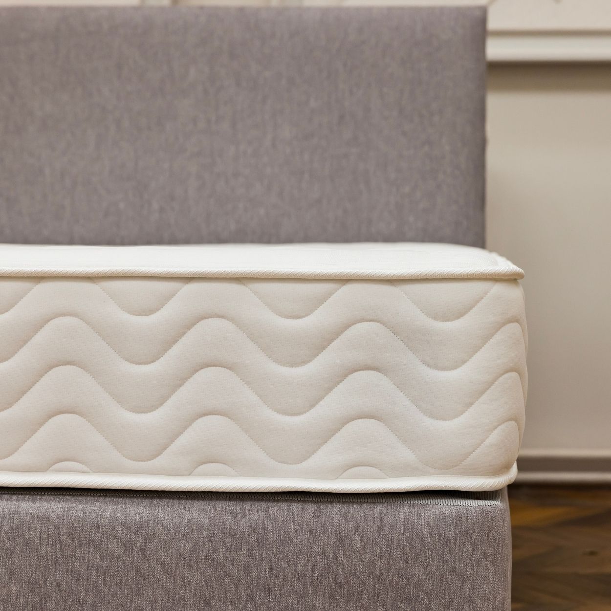 Single (3ft) DFI Beds Ashgrove Divan Bed and Headboard Grey