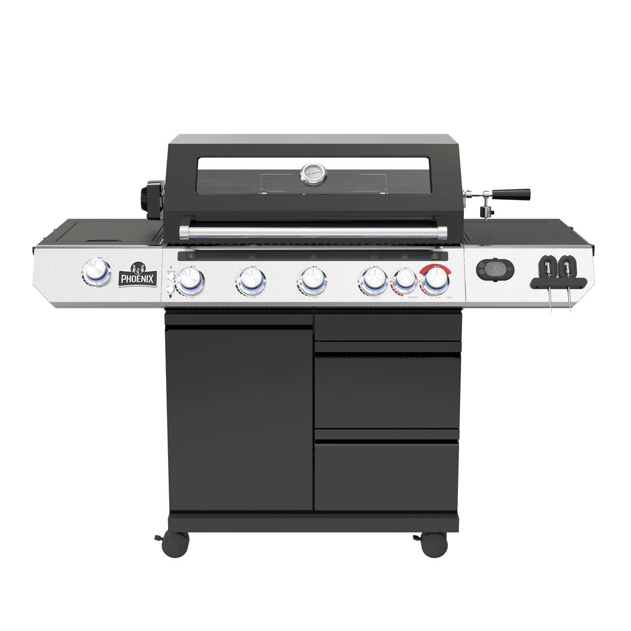 Phoenix Gas BBQ 5 Burner With Smart Thermometer
