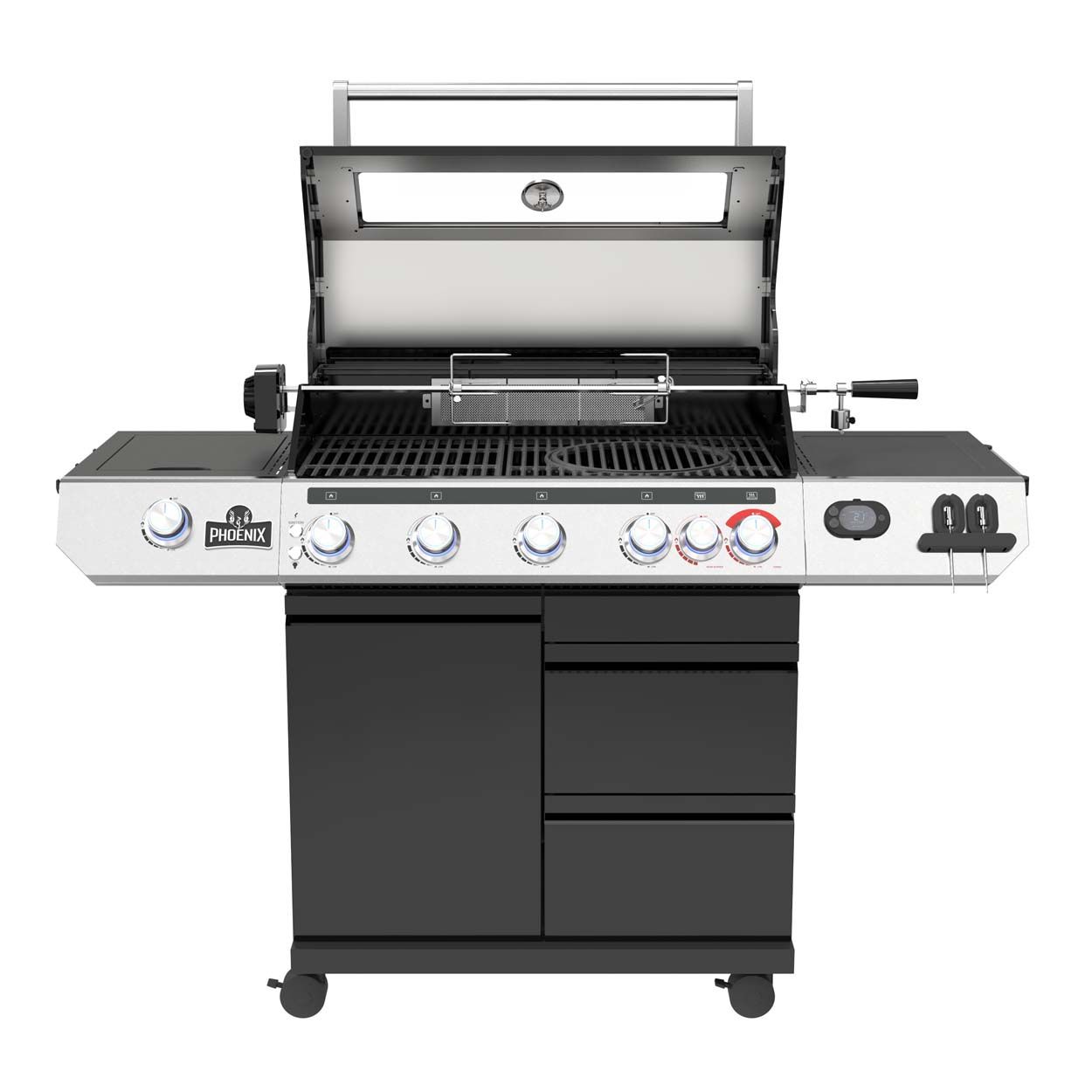 Phoenix Gas BBQ 5 Burner With Smart Thermometer