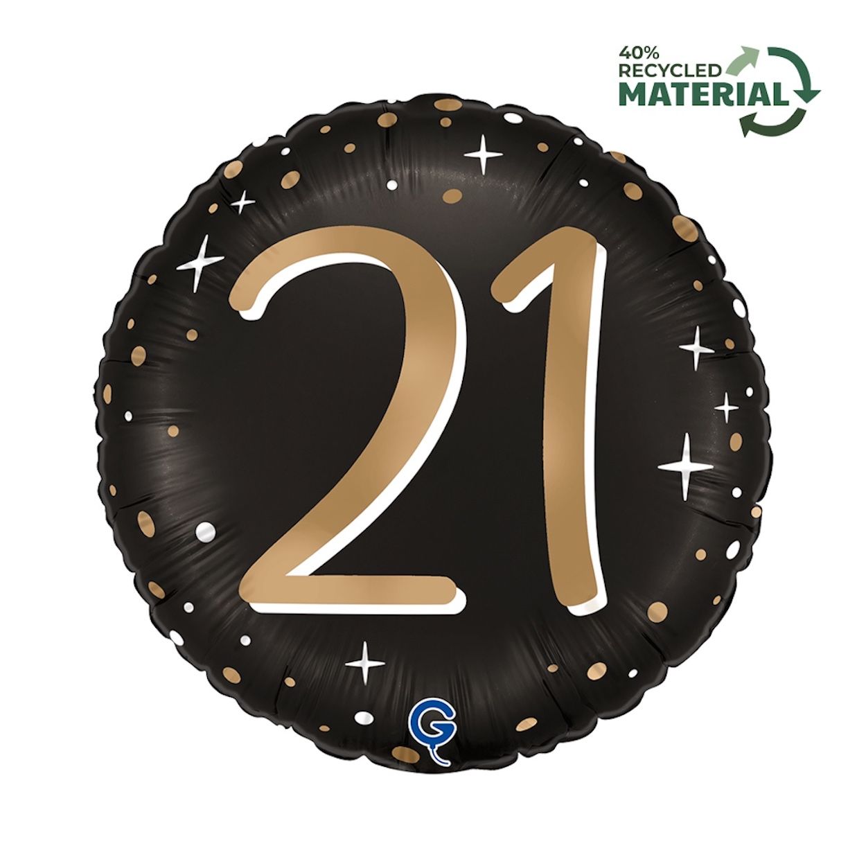 Sparkling Age 21 Foil Balloon 46cm