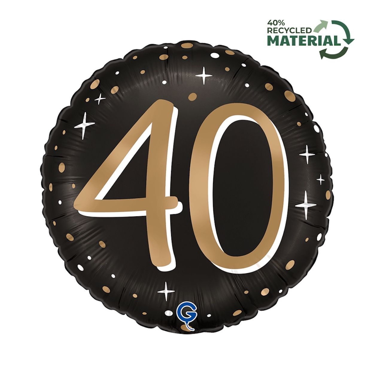 Sparkling Age 40Foil Balloon 46cm