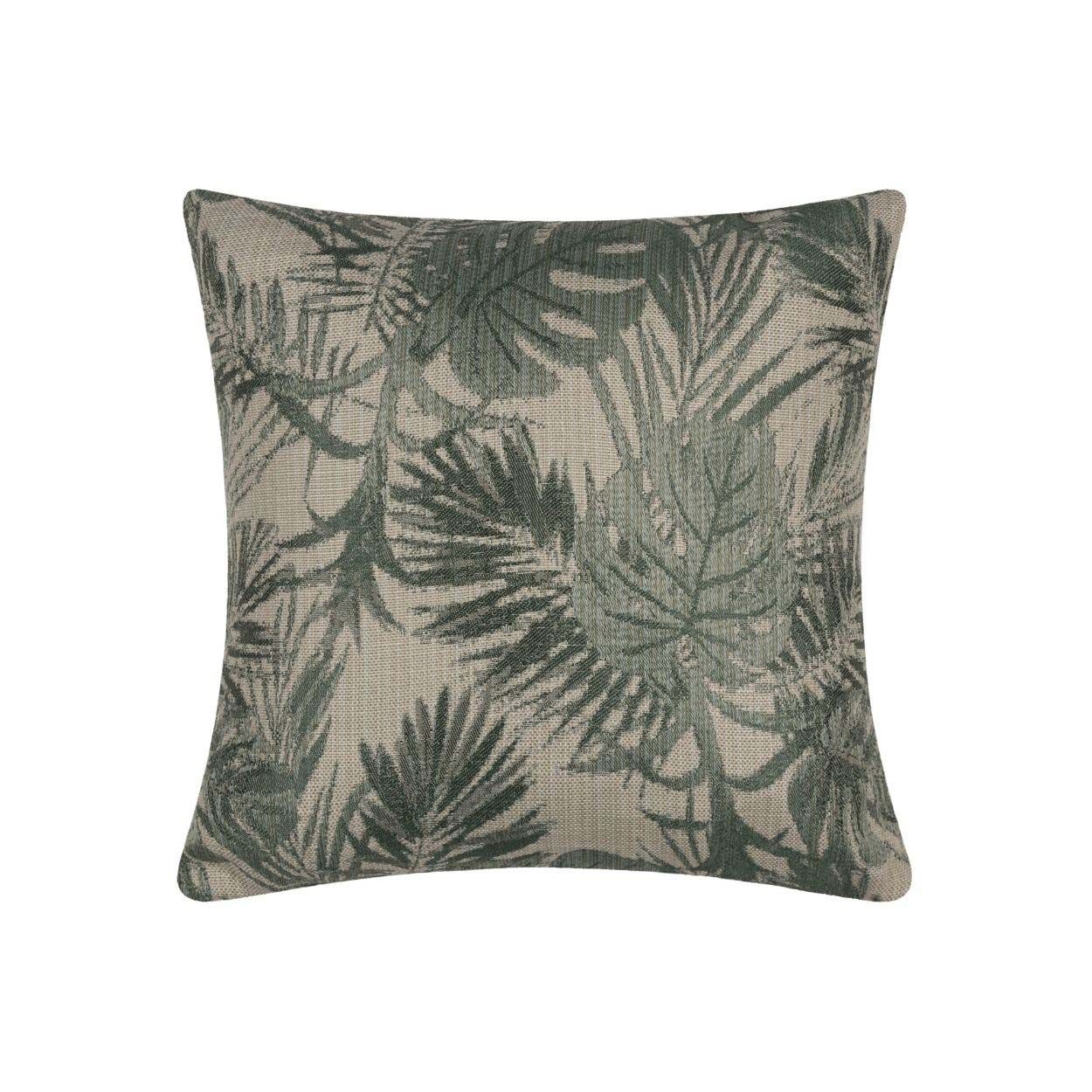 Palm Leaf Cushion 43x43 Green
