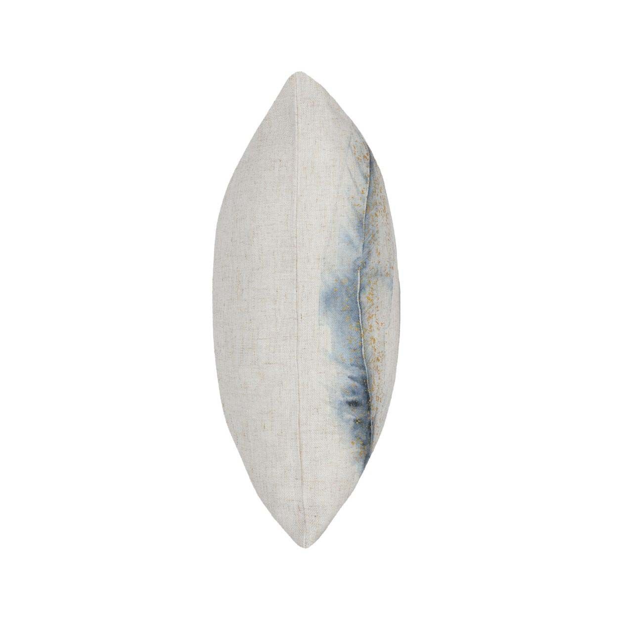 Feather Cushion 45x45 Blue