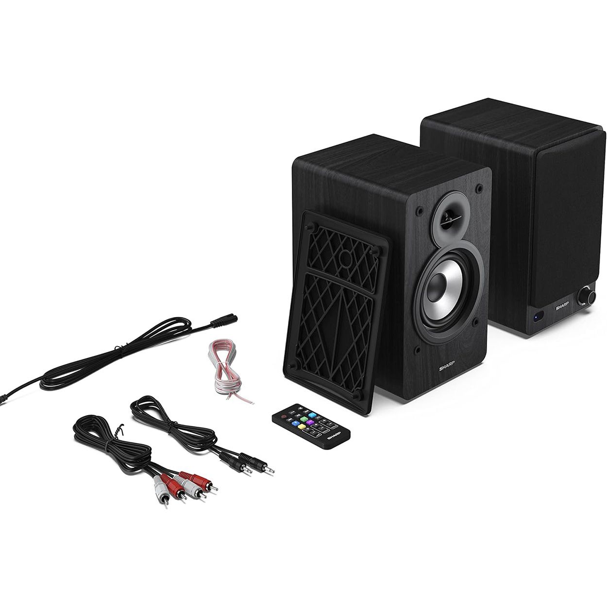 Sharp Bookshelf speakers - Black