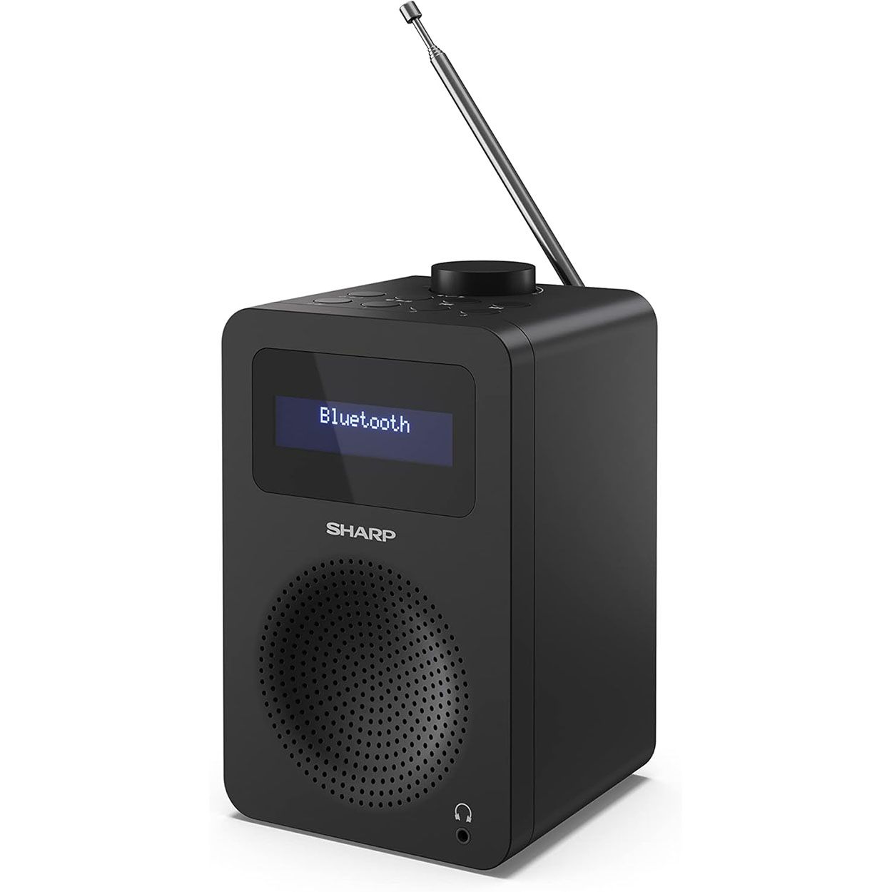 Sharp Tokyo mono DABplus radio - Midnight Black
