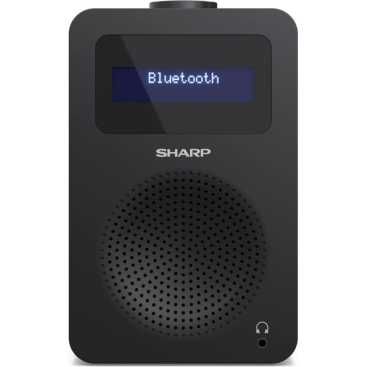 Sharp Tokyo mono DABplus radio - Midnight Black
