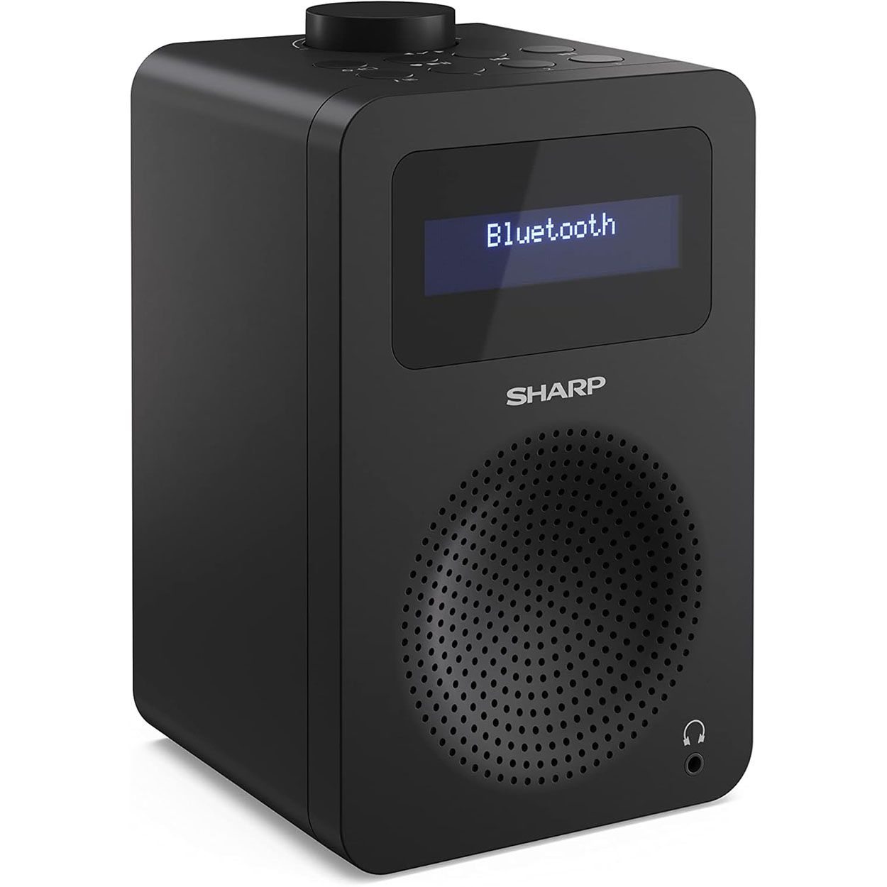 Sharp Tokyo mono DABplus radio - Midnight Black