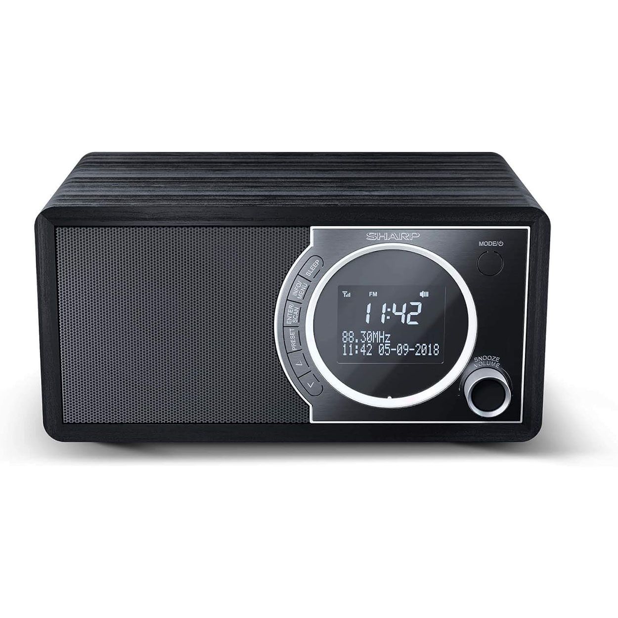 Sharp Mono digital radio - Black