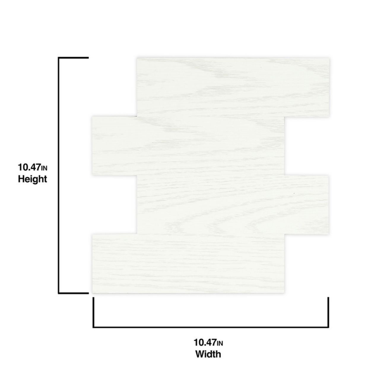 Faux Wood Whitewash Peel & Stick Wall