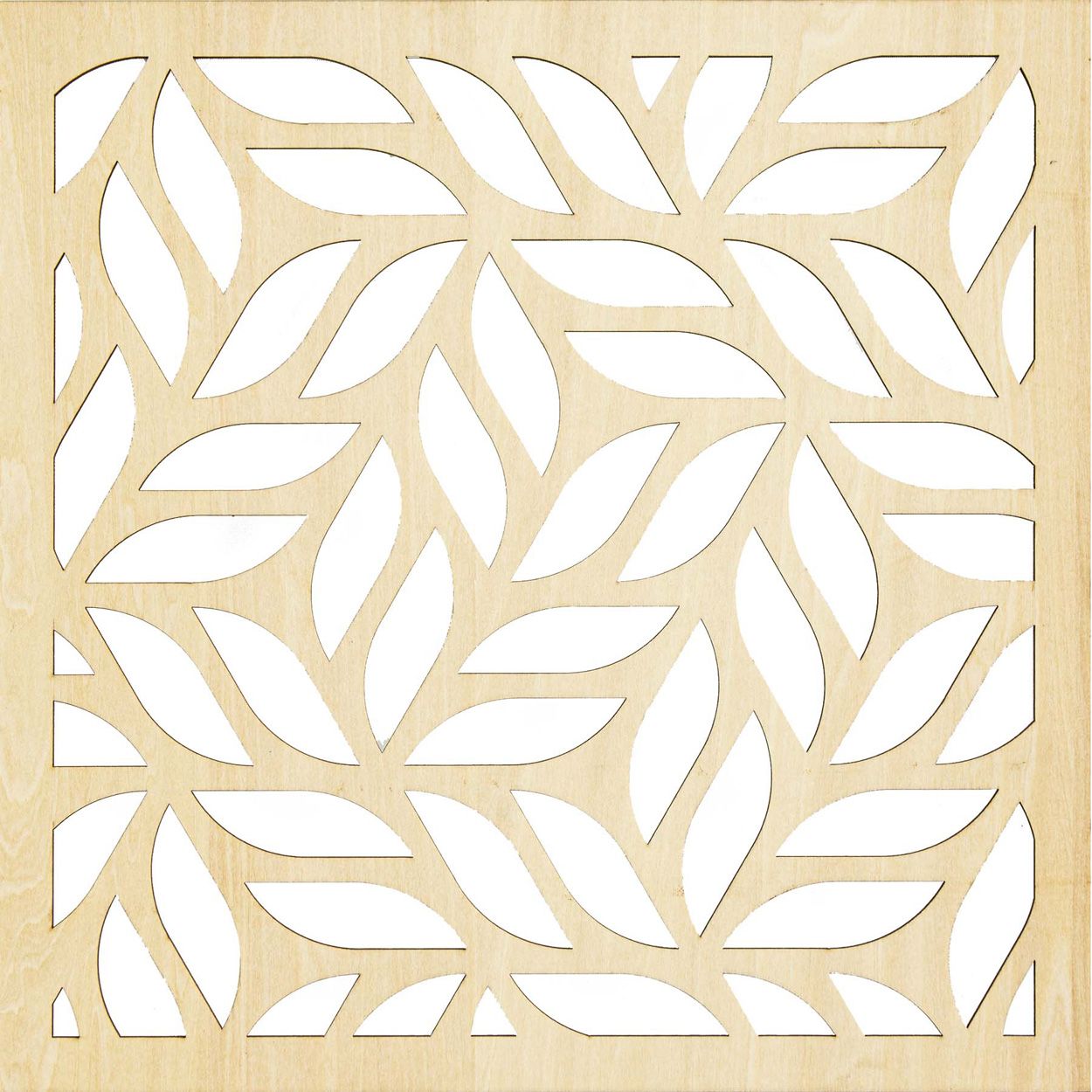 Wallpops Natural Leaf P&S Wooden Decor