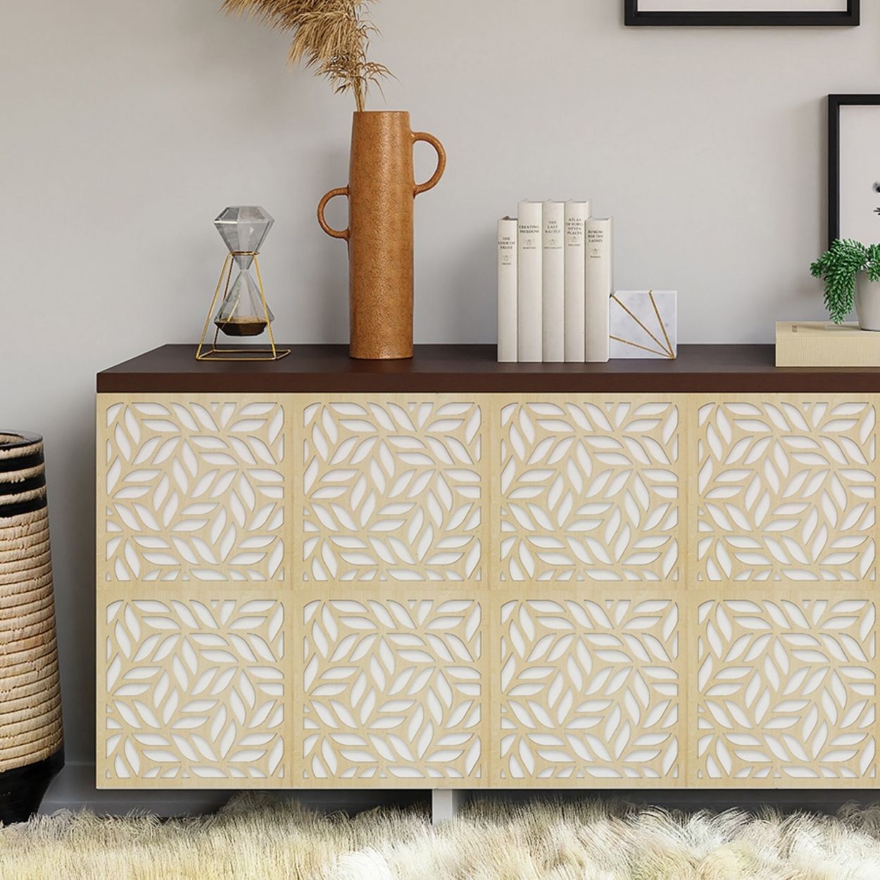 Wallpops Natural Leaf P&S Wooden Decor