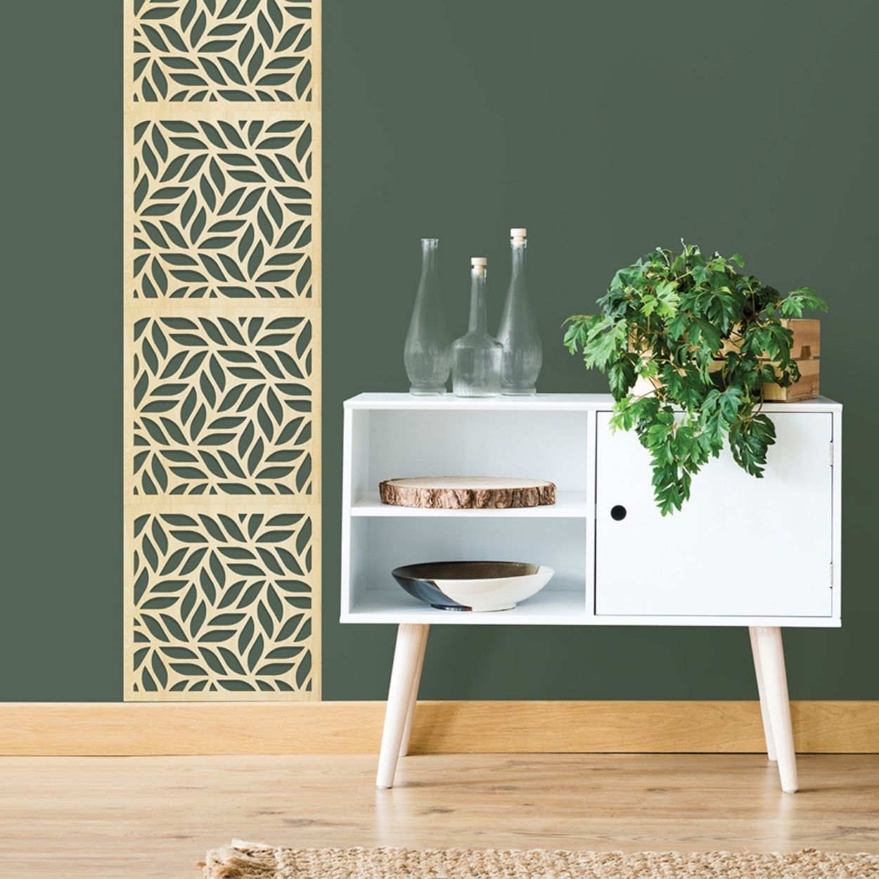 Wallpops Natural Leaf P&S Wooden Decor