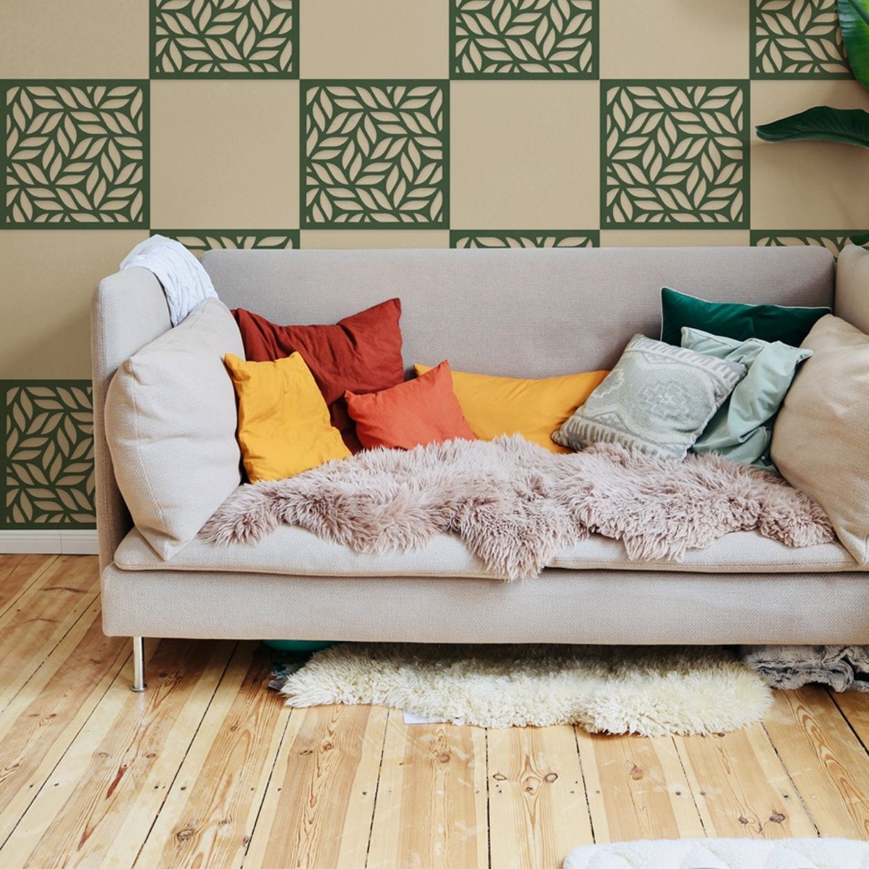Wallpops Natural Leaf P&S Wooden Decor