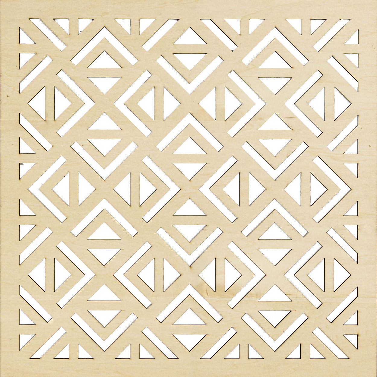 Wallpops Natural  Geo P&S Wooden Decor