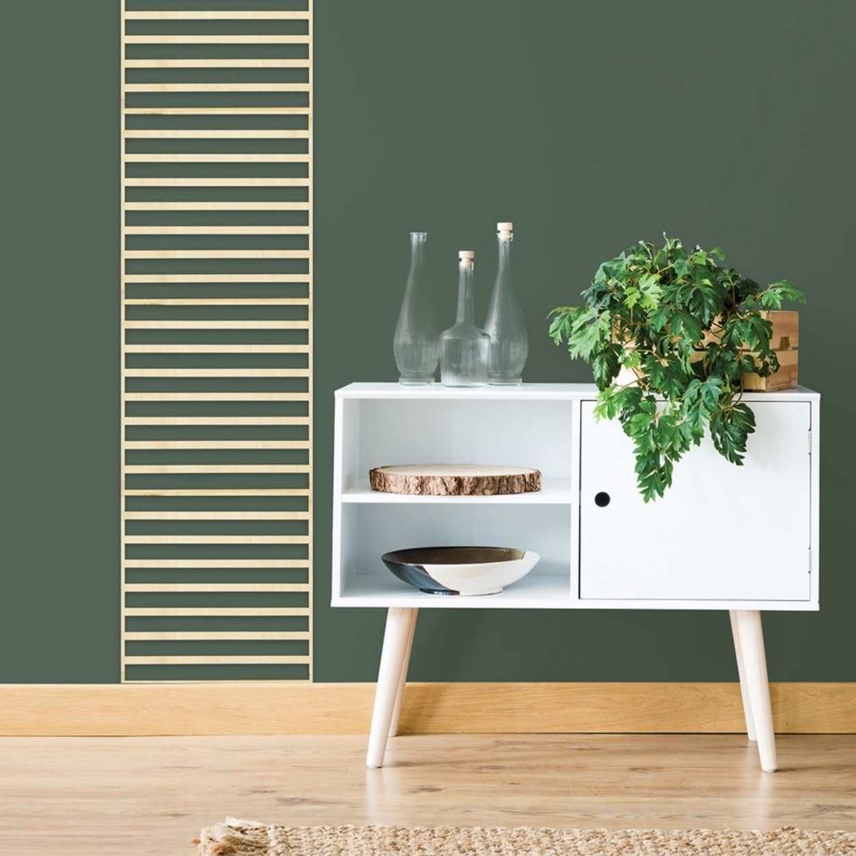 Wallpops Natural Slats P&S Wooden Decor