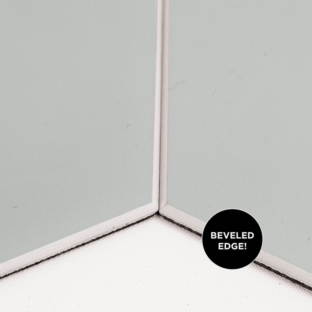 Hexagon Grey Peel & Stick Luxury Wall